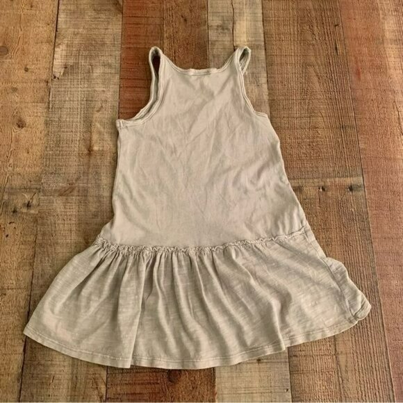Naartjie kids size 4 khaki green asymmetrical tank top dress - Picture 6 of 7